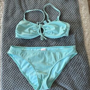 Xhilaration Light Blue Bikini Set